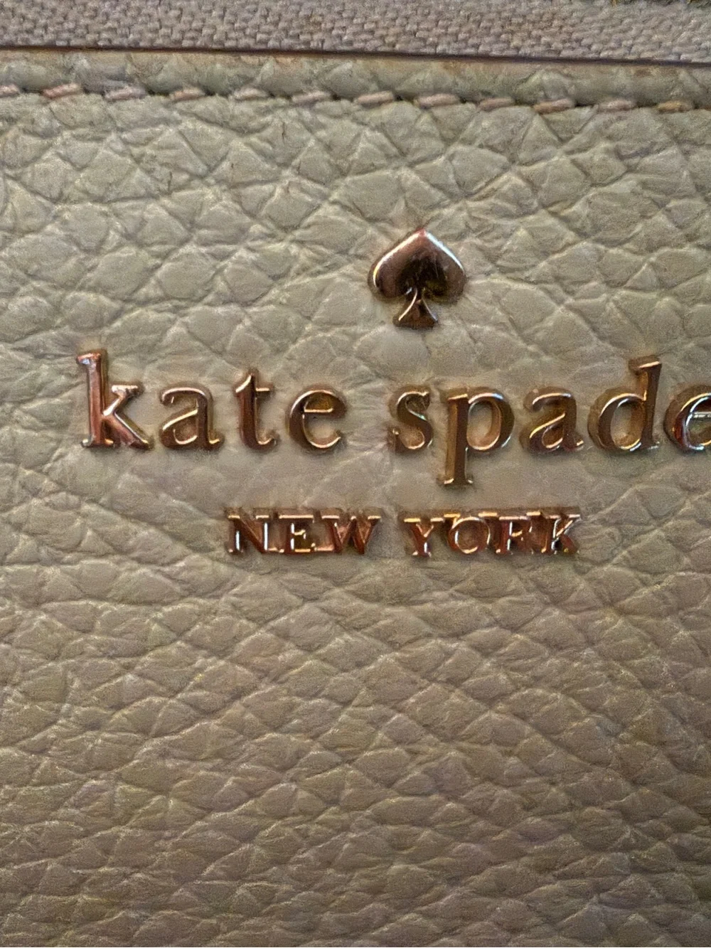 kate spade Mint Leather Crossbody Belt Bag with Gold Hardware